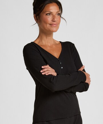 Hunkemöller Pajama Shirt in Black