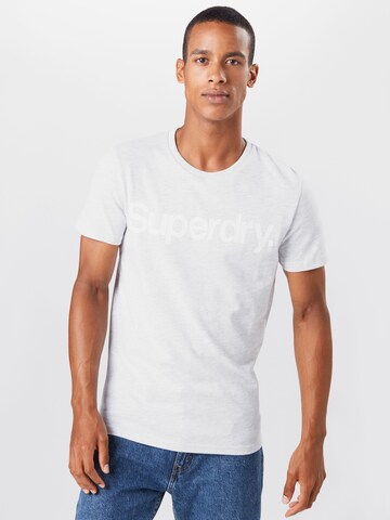 T-Shirt Superdry en gris : devant