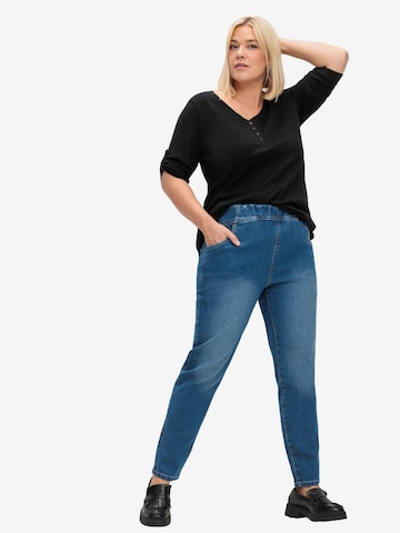 SHEEGO Skinny Jeans pajkice | modra barva