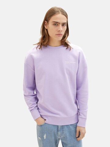 Sweat-shirt TOM TAILOR DENIM en violet