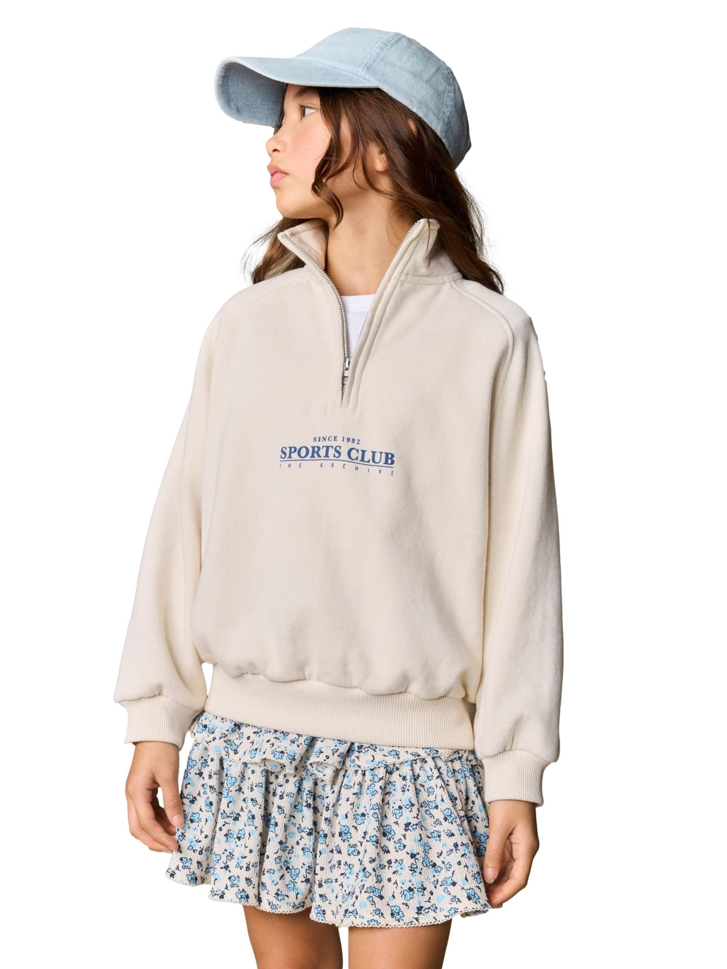 Next Sweatshirt i beige: forside