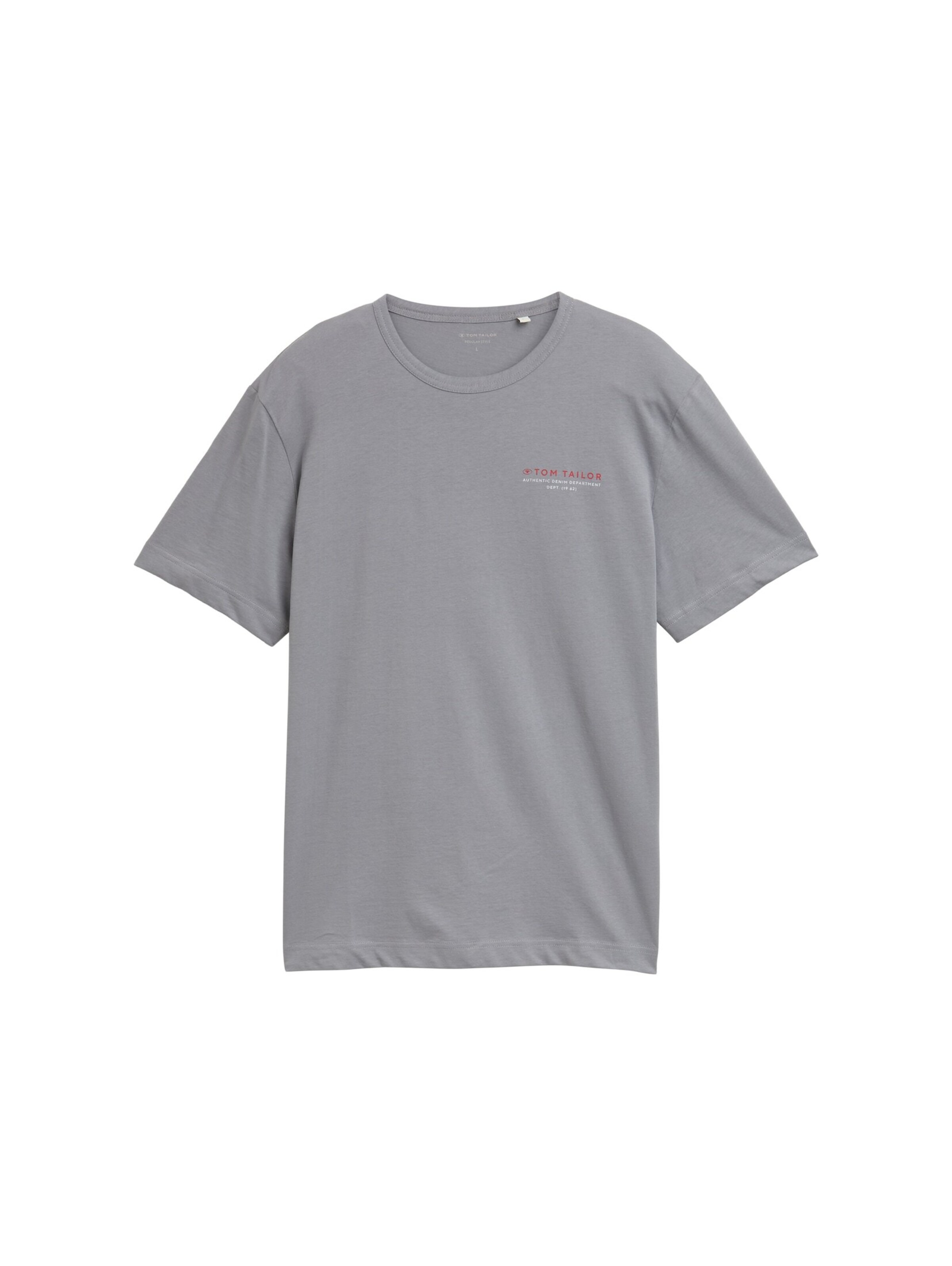 TOM TAILOR Shirt in Grey: front