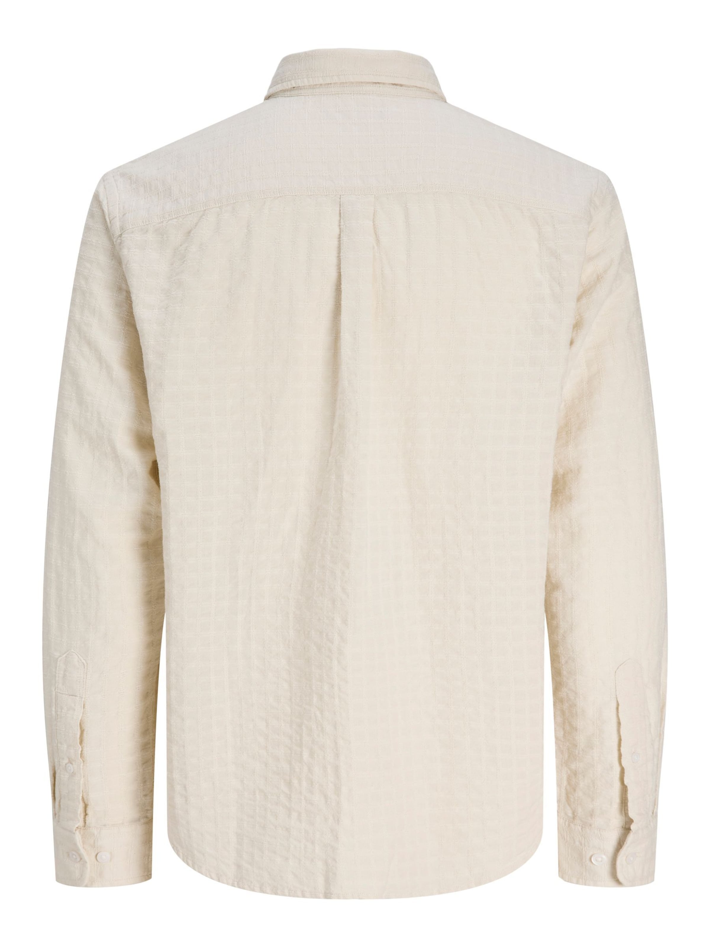JACK & JONES Regular fit Button Up Shirt in Beige