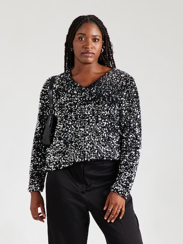 Vero Moda Curve - Camiseta 'VMCBELLA' en negro: frente