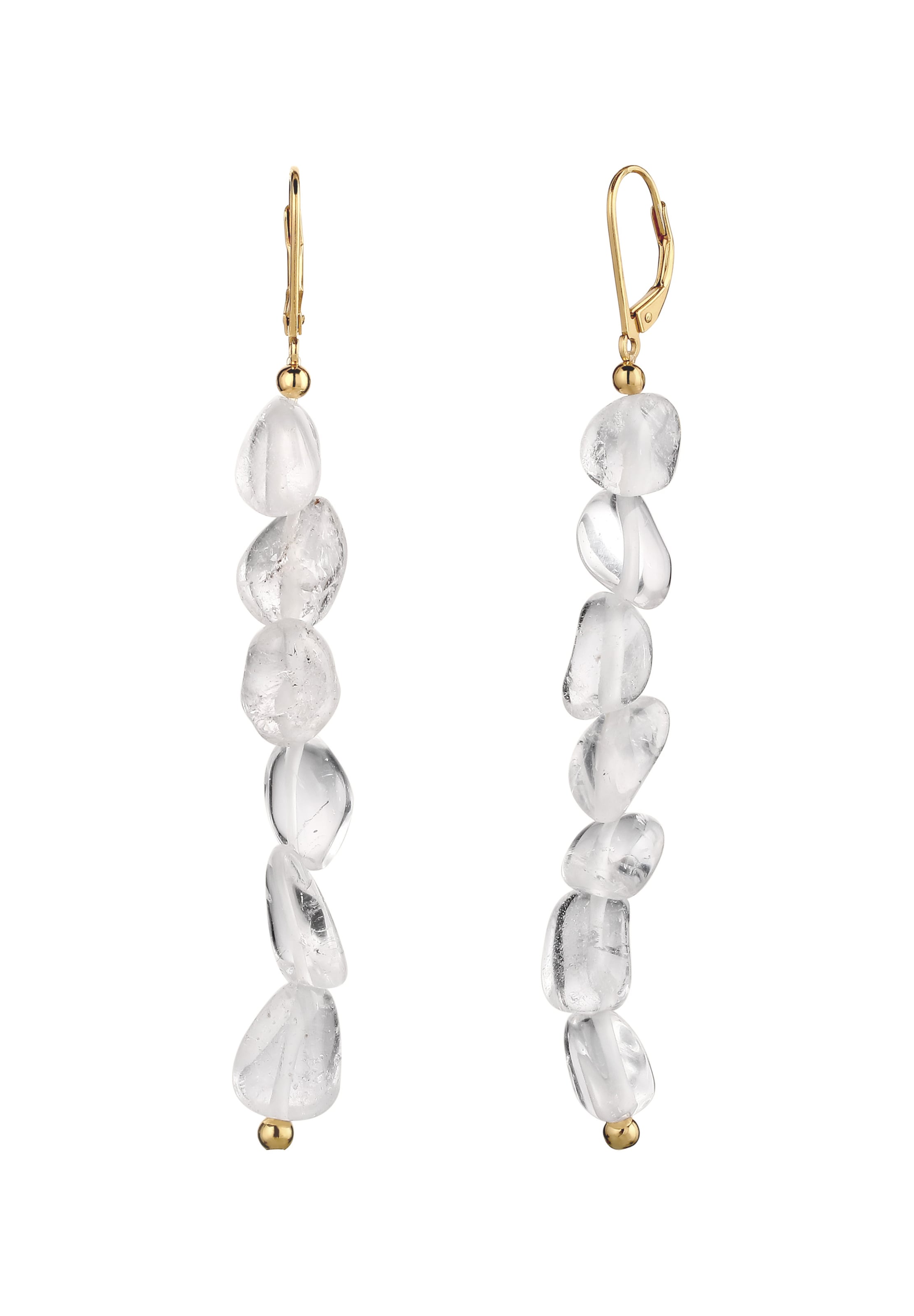 ELLI Earrings in Gold: front