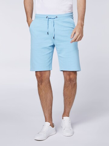 Oklahoma Jeans Regular Shorts in Blau: predná strana