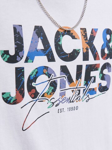 JACK & JONES Μπλουζάκι 'JJGEPLAS' σε λευκό