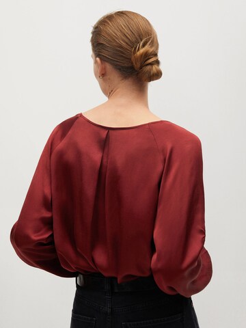 MANGO Bluse 'Rouge' in Rot