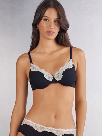 INTIMISSIMI T-shirt Bra 'FRANCESCA' in Black: front