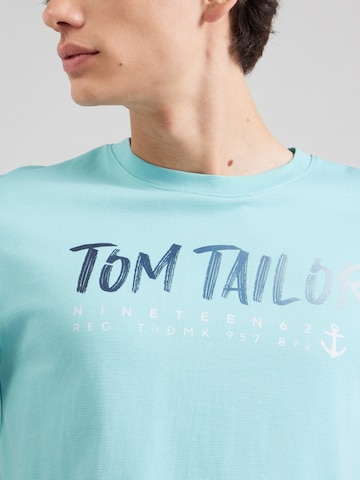 T-Shirt TOM TAILOR en bleu
