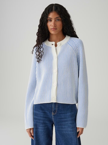 OPUS Strickjacke 'Delsie' in Blau: Vorderseite