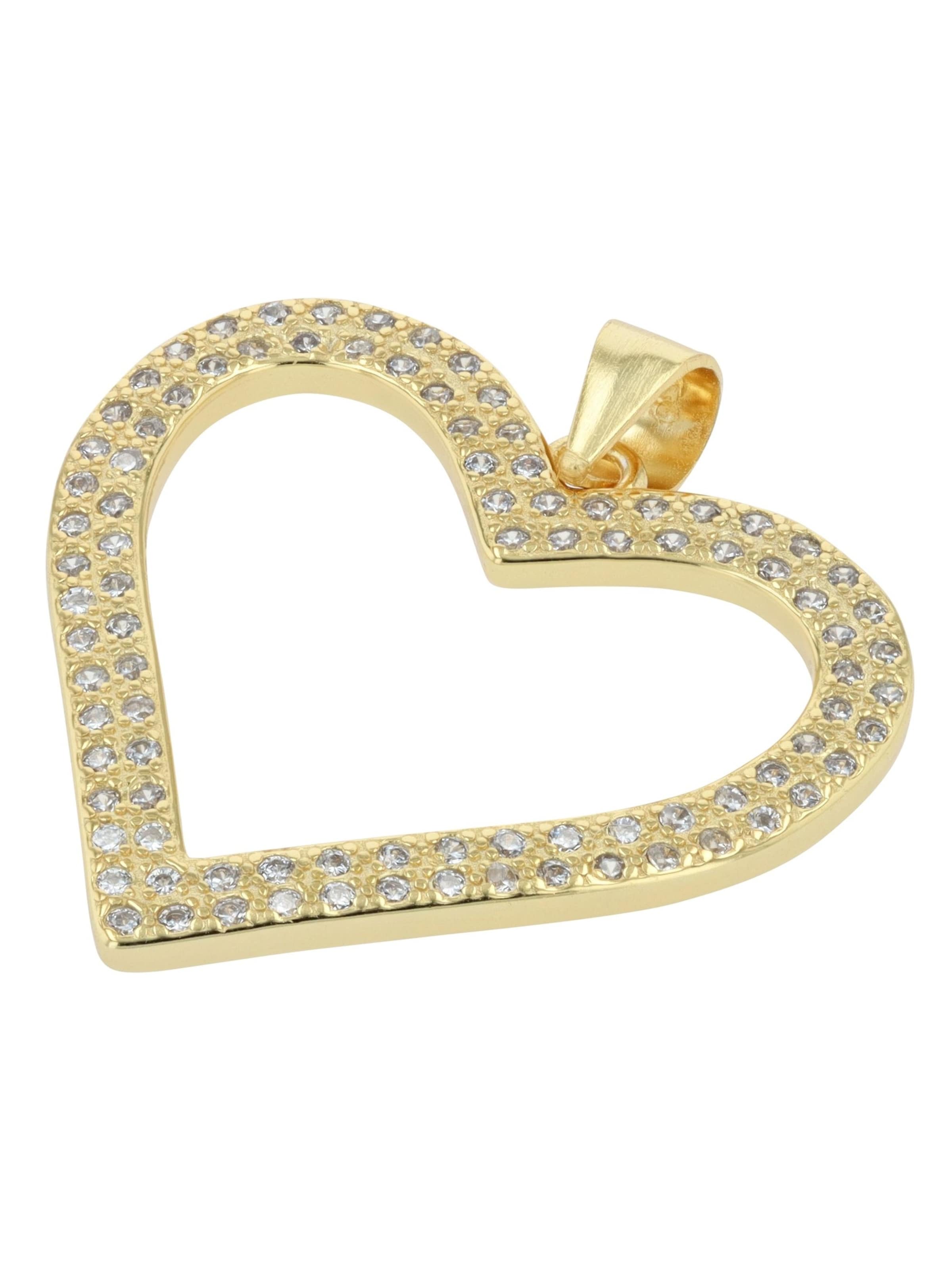 Akzent Pendant 'Yeona, 925 Sterlingsilber, langlebig' in Gold