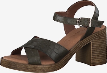 TAMARIS Sandals in Green: front