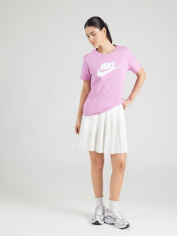 Nike Sportswear Skinny Fit Тениска 'Essential' в лилав