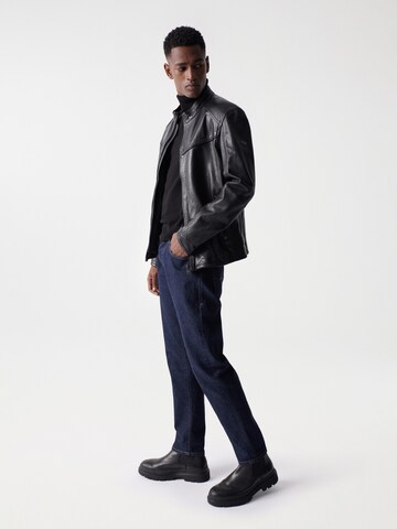 Salsa Jeans Tussenjas in Zwart