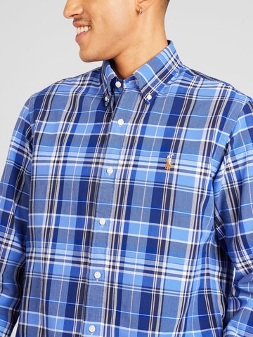 Coupe slim Chemise Polo Ralph Lauren en bleu