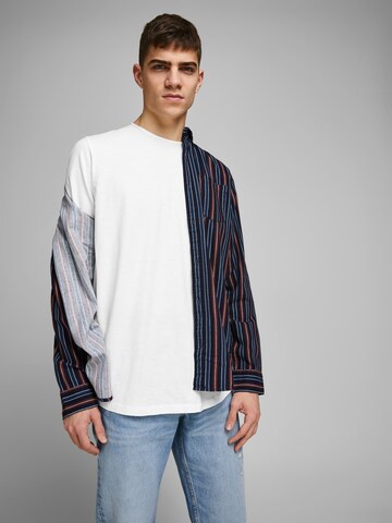 JACK & JONES Regular fit Póló 'Easher' - fehér