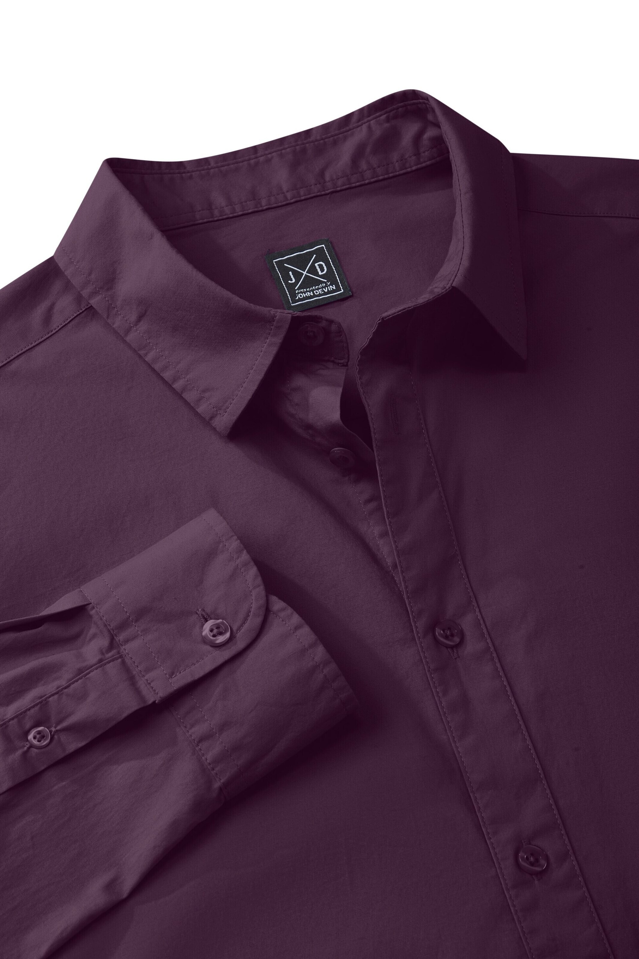 Regular fit Camicia di JOHN DEVIN in lilla