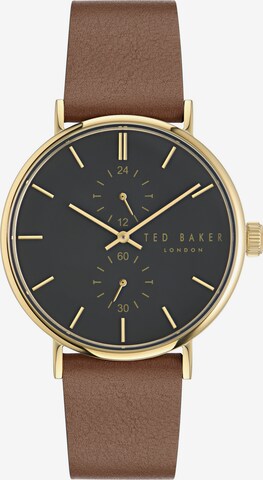 Ted Baker Analog Watch 'Phylipa Gents Timeless' in Brown: front
