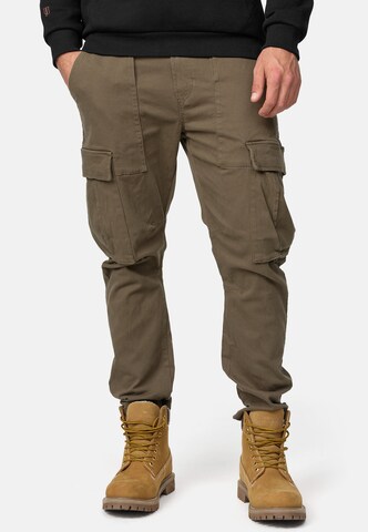 INDICODE JEANS Regular Cargo Jeans ' Walsh ' in Green