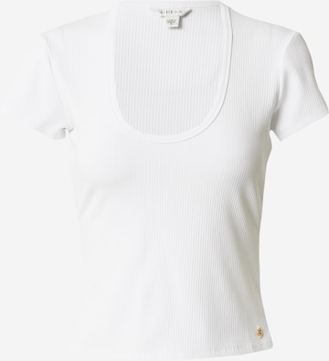 T-shirt 'LYNN' GUESS en blanc : devant