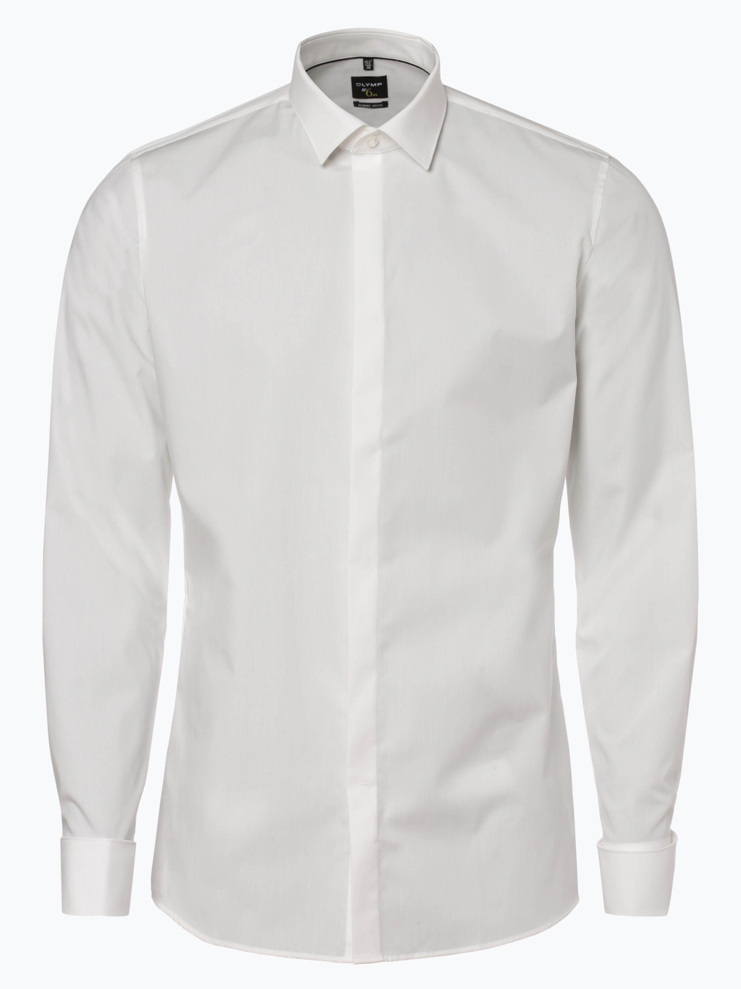 OLYMP Slim fit Button Up Shirt in Beige: front