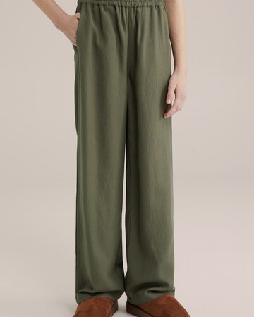WE Fashion - regular Pantalón en verde: frente