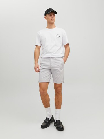 purpurinė JACK & JONES Standartinis „Chino“ stiliaus kelnės 'Bowie'