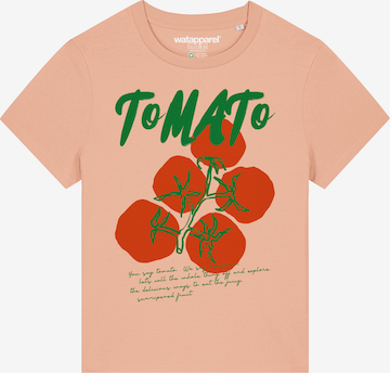 T-shirt 'Tomato' Watapparel en orange : devant