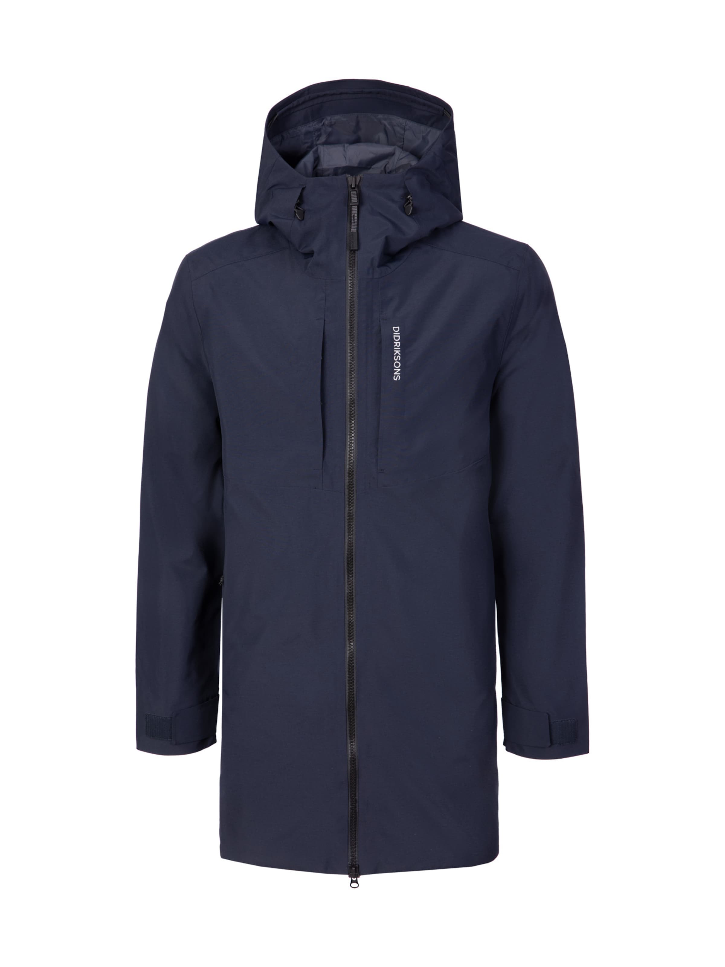 Parka mi-saison 'Sören' Didriksons en bleu : devant