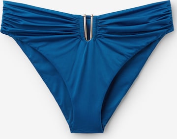 CALZEDONIA Bikinihose 'Shiny Satin' in Blau: Vorderseite