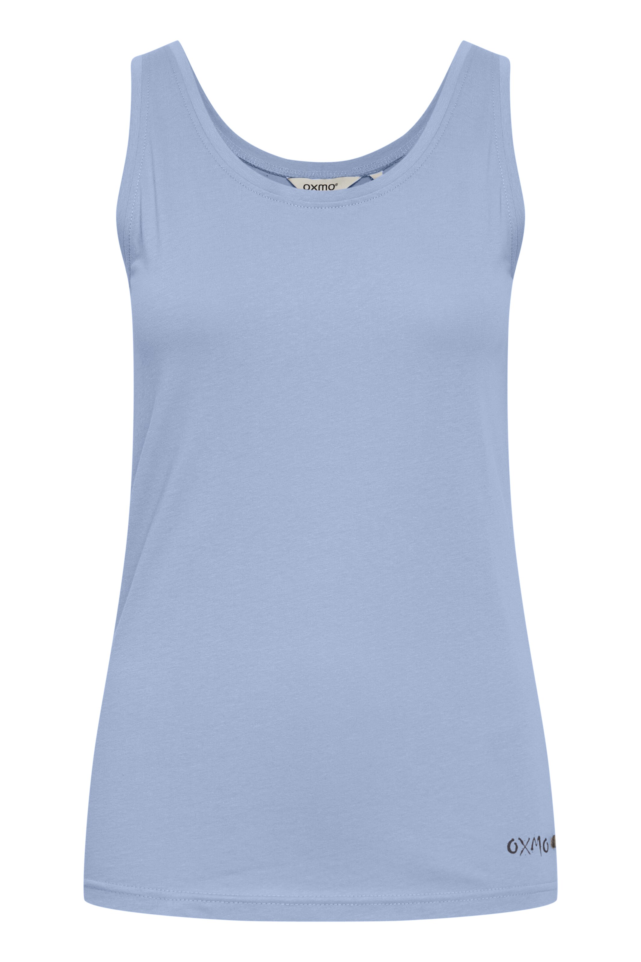 Oxmo Top 'Pina' in Blauw: voorkant