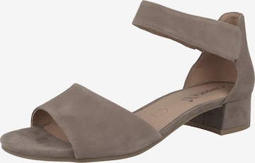 CAPRICE Sandals in Grey: front