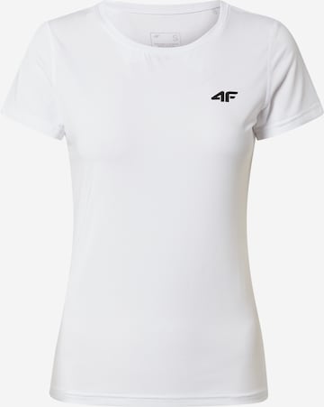 4F Functioneel shirt in Wit: voorkant