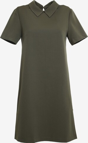 Awesome Apparel Dress in Green: front