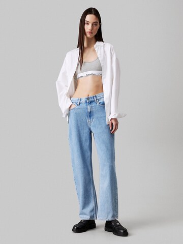 Wide Leg Jean Calvin Klein Jeans en bleu
