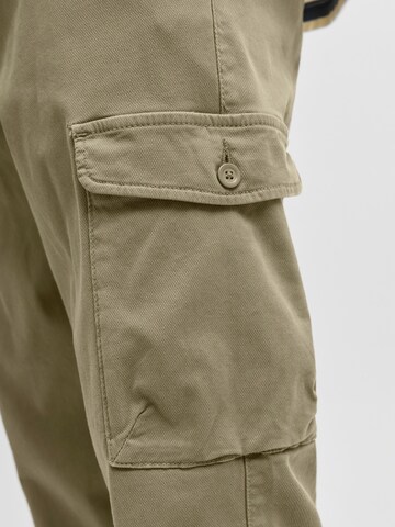 JACK & JONES Конический (Tapered) Брюки-карго 'JPSTACE ARTHUR' в Зеленый