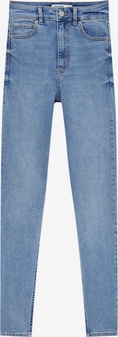 Pull&Bear Skinny Jeans in Blue: front