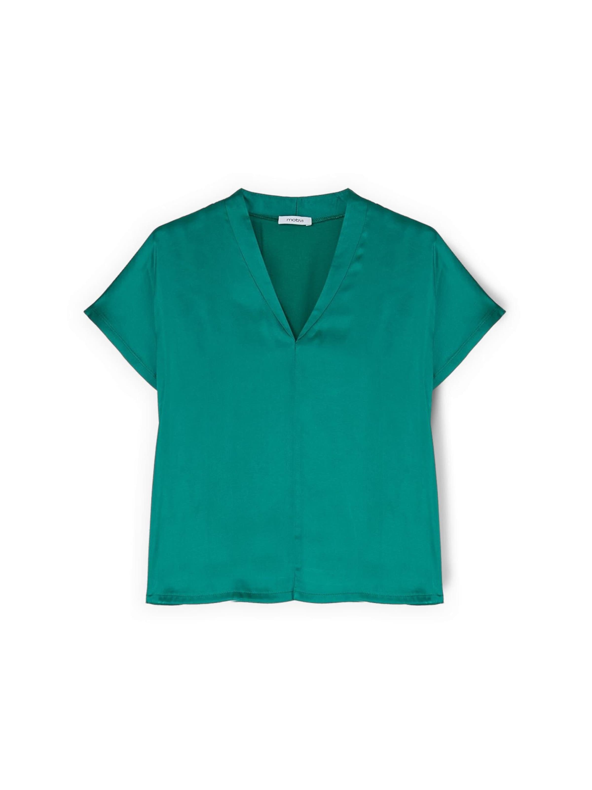 MOTIVI Top in Groen: voorkant