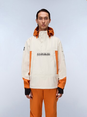 NAPAPIJRI Φθινοπωρινό και ανοιξιάτικο μπουφάν 'C-ARVER' σε λευκό