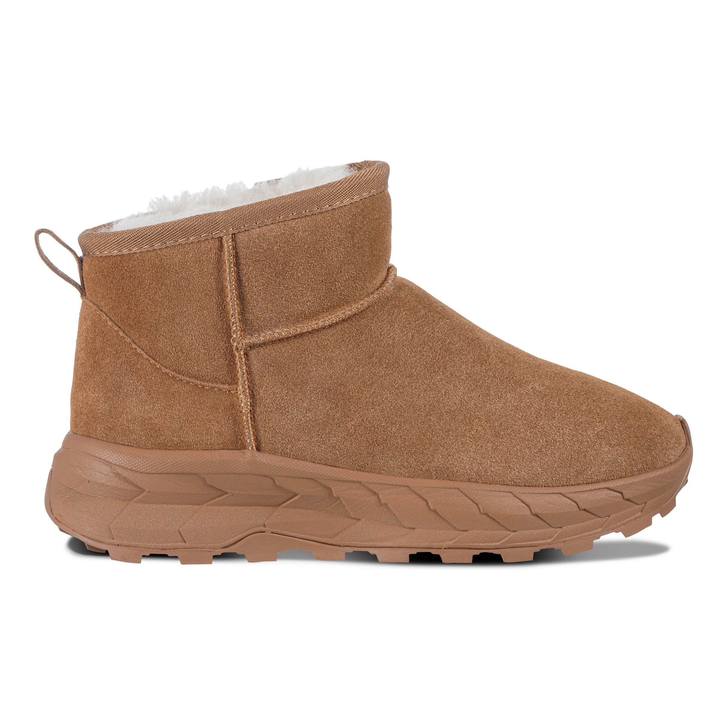 LUHTA T-Bar Sandals in Brown: front