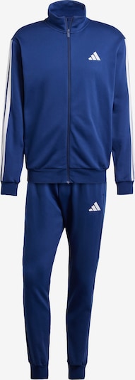 ADIDAS SPORTSWEAR Sportski komplet '3-STRIPES FLEECE' u tamno plava / bijela, Pregled proizvoda