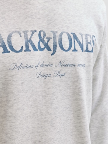 JACK & JONES Sweatshirt 'JJDevin Daytona' in Wit