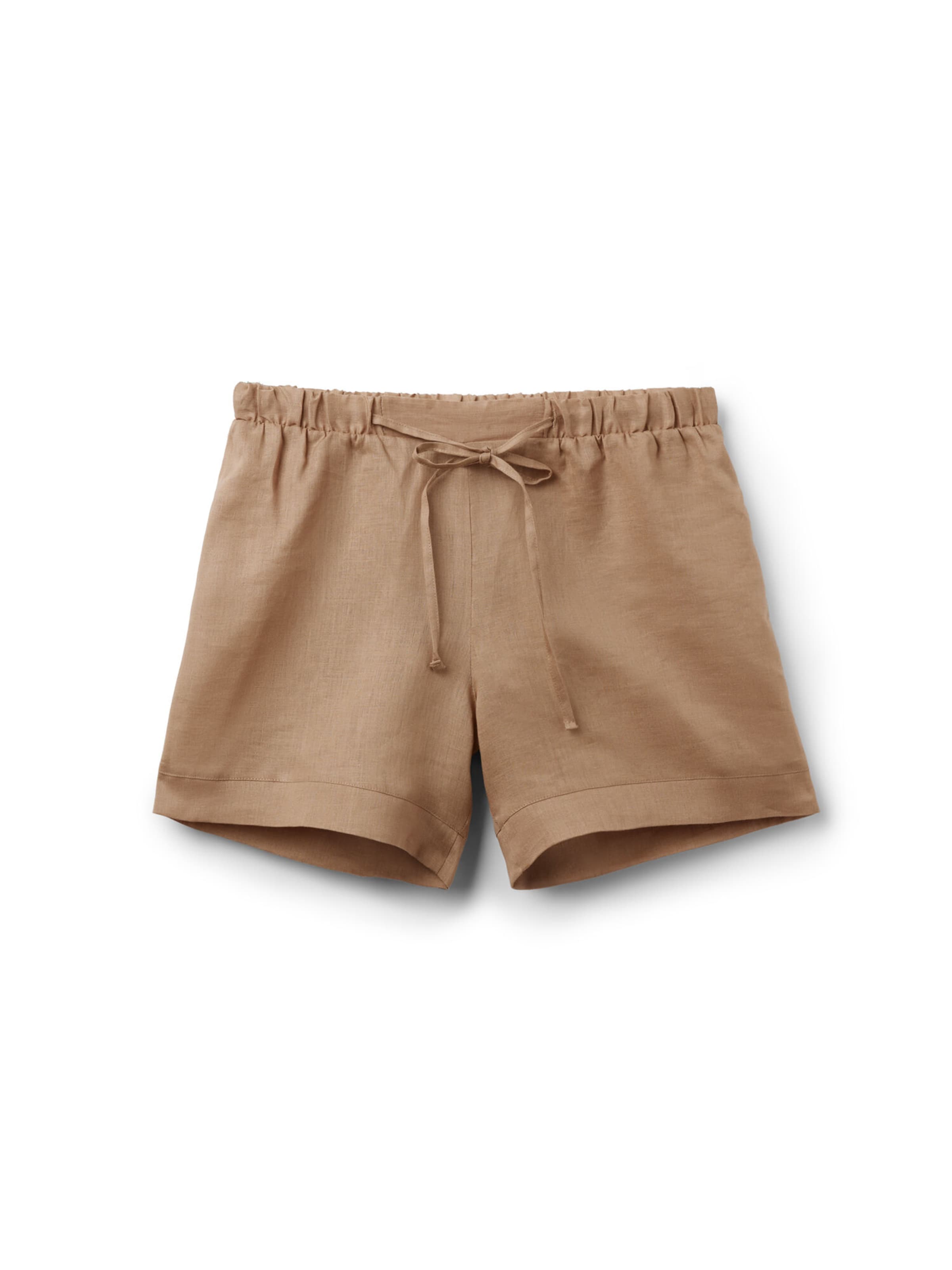 INTIMISSIMI Shorts 'The Pure Linen' in Beige: Vorderseite
