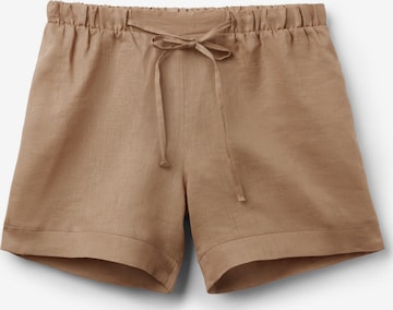 INTIMISSIMI Shorts 'The Pure Linen' in Beige: Vorderseite