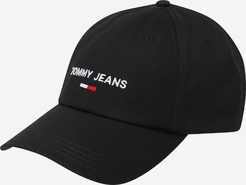 Tommy Jeans Czapka z daszkiem w kolorze czarny: przód