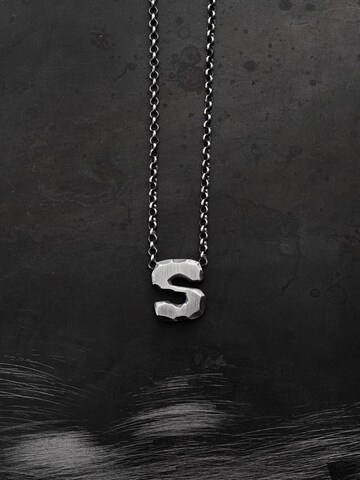 REYTEL Kette 'Letter S'‌‌‌‌‌‌‌ in Silber