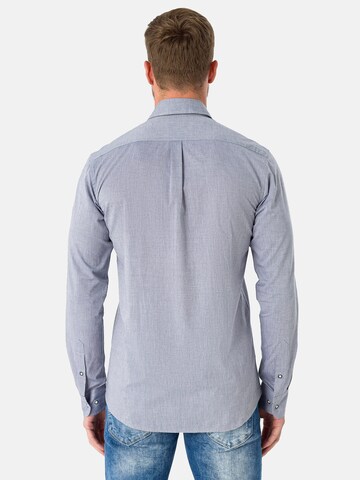 Coupe regular Chemise Jacey Quinn en bleu