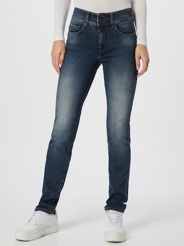 Salsa Jeans - Slimfit Calças de ganga 'Secret' em azul: frente