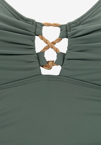 SUNSEEKER Triangle Swimsuit in Green